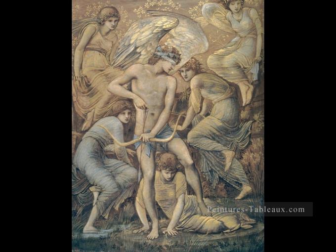 Cupids Champs de chasse préraphaélite Sir Edward Burne Jones Peintures à l'huile